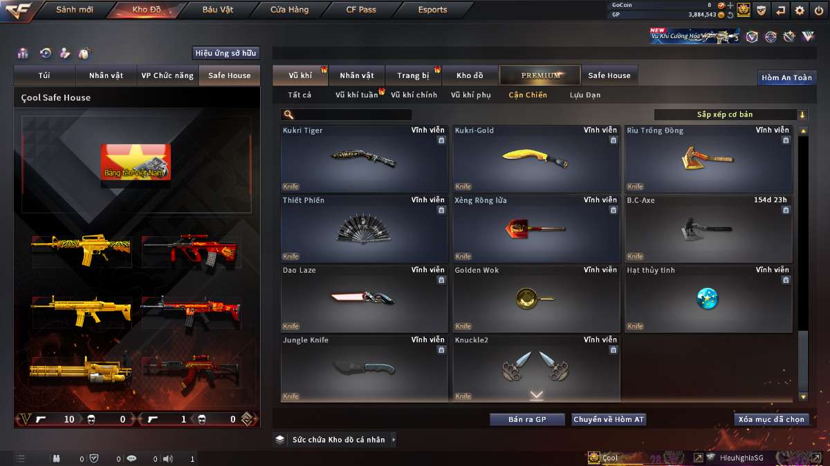 shop acc cf uy tin gia re